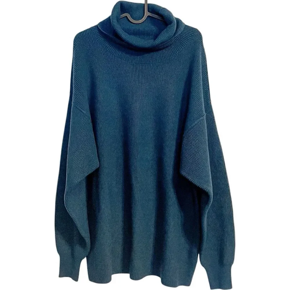 Free People Softly Structured Turtleneck Tunic Sweater